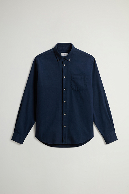 Рубашка Woolrich Light Flannel Shirt СИНИЙ Рубашка Woolrich Light Flannel Shirt СИНИЙ
