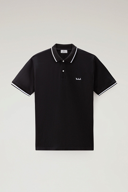 Поло Woolrich Monterey Polo черный Поло Woolrich Monterey Polo черный