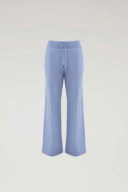 Брюки Спортивные Woolrich Cotton Fleece Wide Leg Pant ГОЛУБОЙ Брюки Спортивные Woolrich Cotton Fleece Wide Leg Pant ГОЛУБОЙ