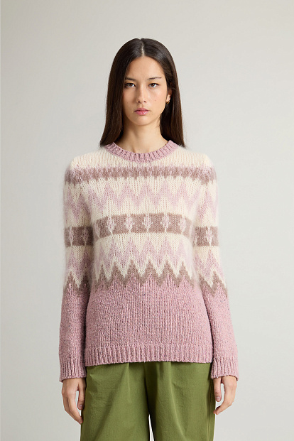 ДЖЕМПЕР WOOLRICH AZTEC SWEATER КОНЬЯЧНЫЙ ДЖЕМПЕР WOOLRICH AZTEC SWEATER КОНЬЯЧНЫЙ