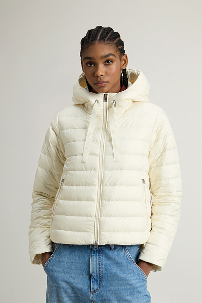 Куртка QUILTED HOODED БЕЛЫЙ Куртка QUILTED HOODED БЕЛЫЙ