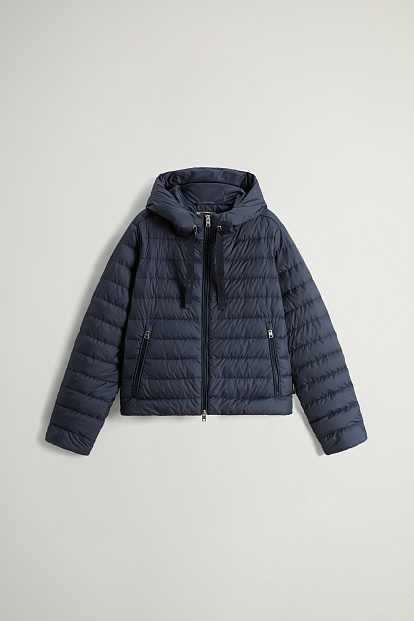 Куртка QUILTED HOODED СИНИЙ Куртка QUILTED HOODED СИНИЙ