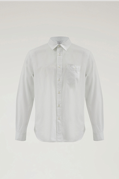 Рубашка Woolrich Garment Dyed Poplin Shirt СЛОНОВАЯ КОСТЬ Рубашка Woolrich Garment Dyed Poplin Shirt СЛОНОВАЯ КОСТЬ