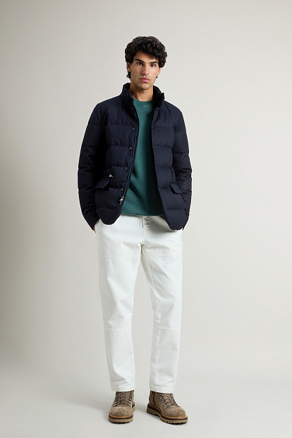 КУРТКА WOOLRICH LUXE WOOL BLAZER СИНИЙ КУРТКА WOOLRICH LUXE WOOL BLAZER СИНИЙ