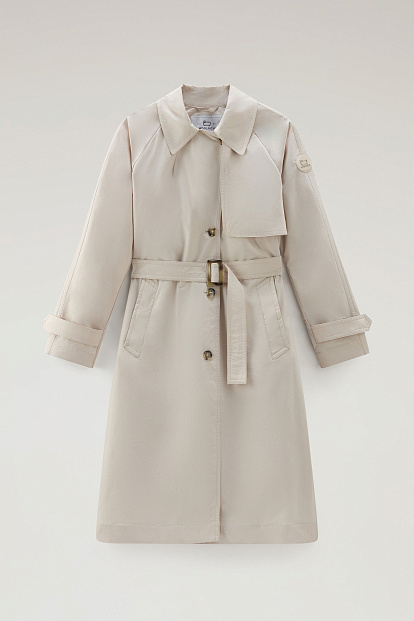 Тренч Woolrich Summer Trench СВЕТЛО-БЕЖЕВЫЙ Тренч Woolrich Summer Trench СВЕТЛО-БЕЖЕВЫЙ