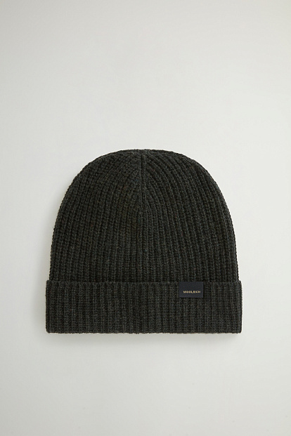 Шапка Woolrich Knitted Ribbed Beanie НЕФРИТОВЫЙ Шапка Woolrich Knitted Ribbed Beanie НЕФРИТОВЫЙ