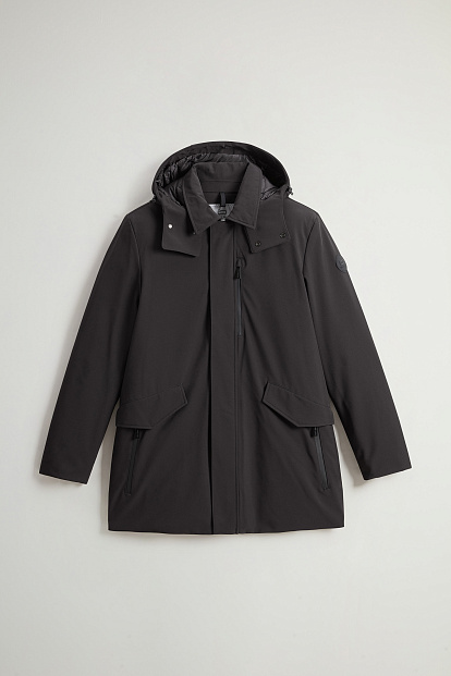 Куртка Woolrich Barrow Mac Soft Shell Coat ЧЕРНЫЙ Куртка Woolrich Barrow Mac Soft Shell Coat ЧЕРНЫЙ