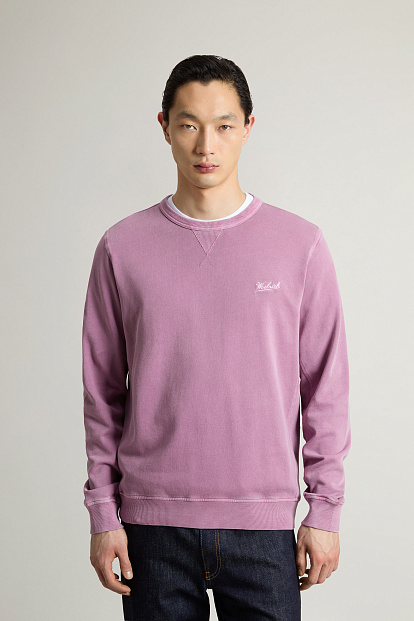 Свитшот GARMENT DYED СИРЕНЕВЫЙ Свитшот GARMENT DYED СИРЕНЕВЫЙ