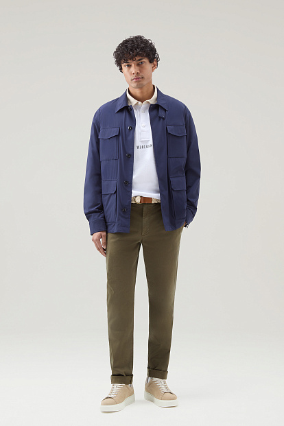 Куртка Woolrich Matt Stretch Field Jacket МОРСКОЙ СИНИЙ Куртка Woolrich Matt Stretch Field Jacket МОРСКОЙ СИНИЙ
