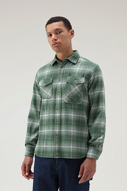Рубашка Woolrich Cruiser Shirt ЗЕЛЕНЫЙ В КЛЕТКУ Рубашка Woolrich Cruiser Shirt ЗЕЛЕНЫЙ В КЛЕТКУ