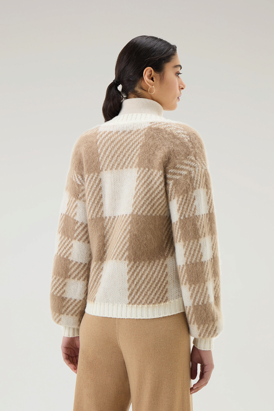 Джемпер-Кардиган Woolrich Check Wool Cardigan