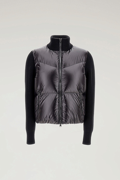 КУРТКА WOOLRICH ALIQUIPPA HYBRID JACKET ЧЕРНЫЙ КУРТКА WOOLRICH ALIQUIPPA HYBRID JACKET ЧЕРНЫЙ