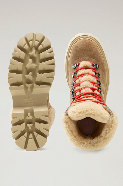 Ботинки Woolrich Hiking Boots in Suede БЕЖЕВЫЙ Ботинки Woolrich Hiking Boots in Suede БЕЖЕВЫЙ