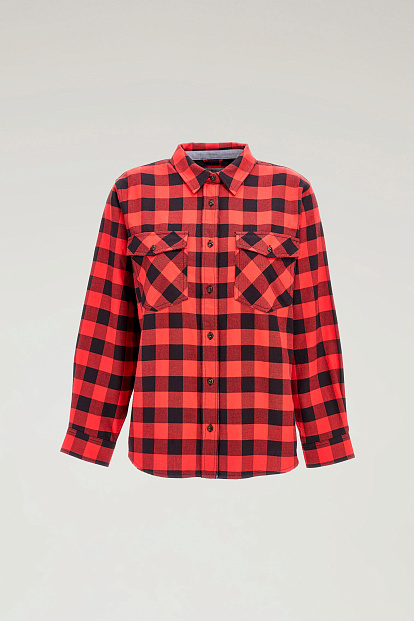 Рубашка Woolrich Med Weight Flannel Shirt КРАСНАЯ КЛЕТКА БАФФАЛО Рубашка Woolrich Med Weight Flannel Shirt КРАСНАЯ КЛЕТКА БАФФАЛО