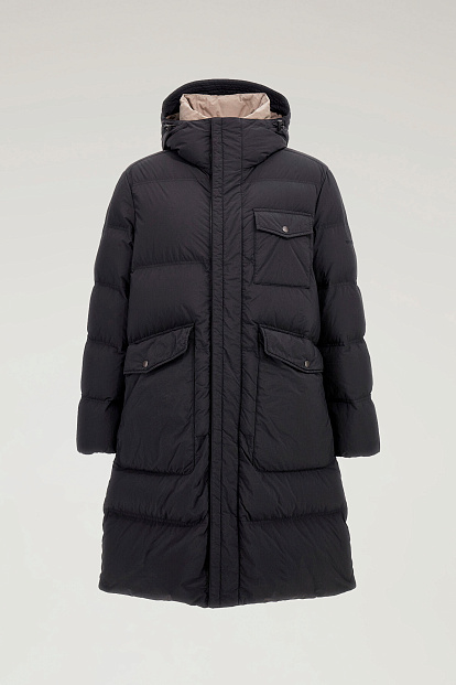 Парка Woolrich Garment Dyed Puffer Parka ЧЕРНЫЙ Парка Woolrich Garment Dyed Puffer Parka ЧЕРНЫЙ