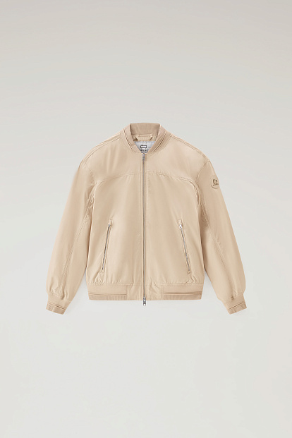 Куртка Woolrich Summer Bomber СВЕТЛО-БЕЖЕВЫЙ Куртка Woolrich Summer Bomber СВЕТЛО-БЕЖЕВЫЙ