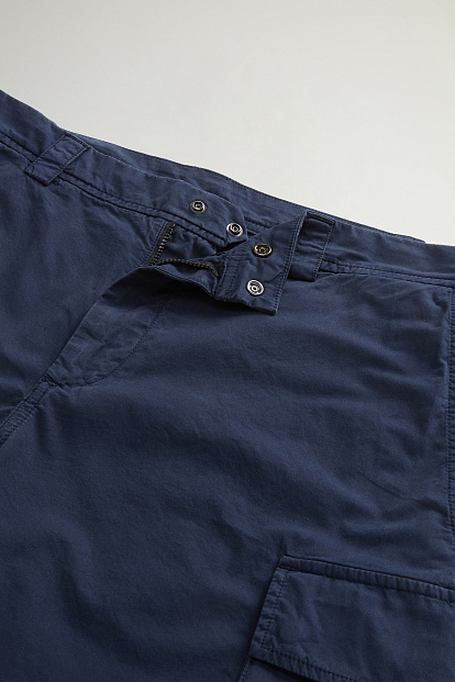 Шорты Woolrich Gabardine Cargo Short СИНИЙ Шорты Woolrich Gabardine Cargo Short СИНИЙ