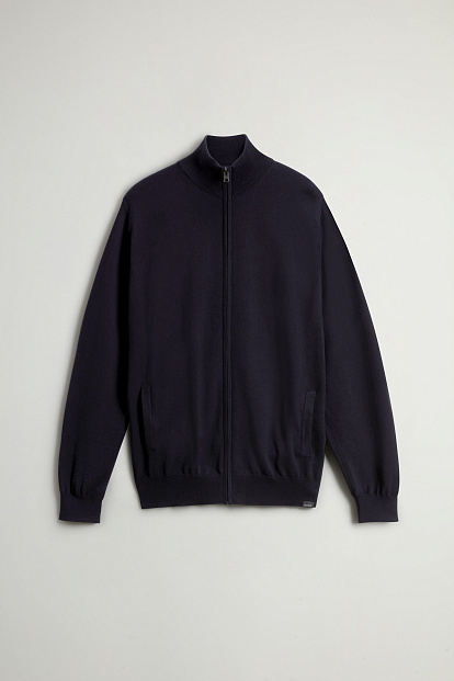 Кардиган FULL-ZIP COTTON СИНИЙ Кардиган FULL-ZIP COTTON СИНИЙ