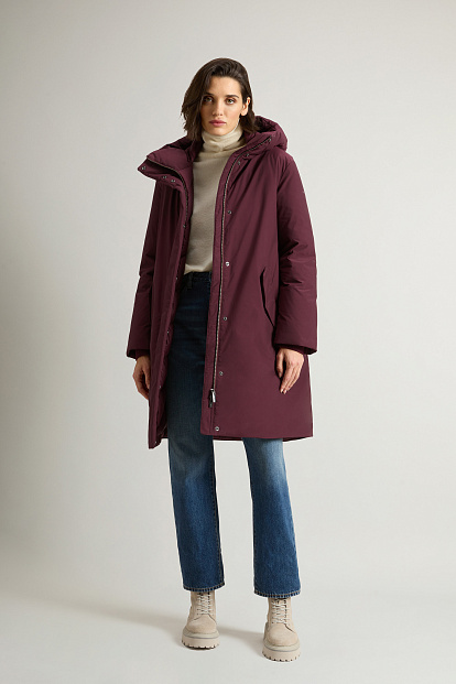Парка Woolrich Luxury Cocoon Parka ВИННЫЙ Парка Woolrich Luxury Cocoon Parka ВИННЫЙ