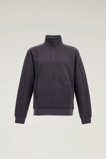 Толстовка Woolrich Tech Half-Zip ЧЕРНЫЙ Толстовка Woolrich Tech Half-Zip ЧЕРНЫЙ