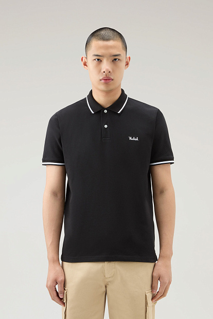 Поло Woolrich Monterey Polo черный Поло Woolrich Monterey Polo черный