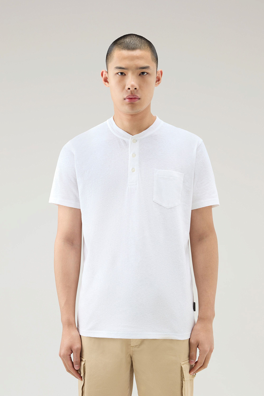 Футболка Woolrich Henley T-Shirt