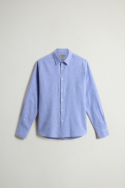 Рубашка COTTON LINEN ВАСИЛЬКОВЫЙ Рубашка COTTON LINEN ВАСИЛЬКОВЫЙ
