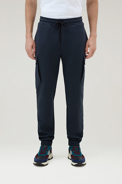 БРЮКИ WOOLRICH LIGHT FLEECE SWEATPANTS СИНИЙ БРЮКИ WOOLRICH LIGHT FLEECE SWEATPANTS СИНИЙ