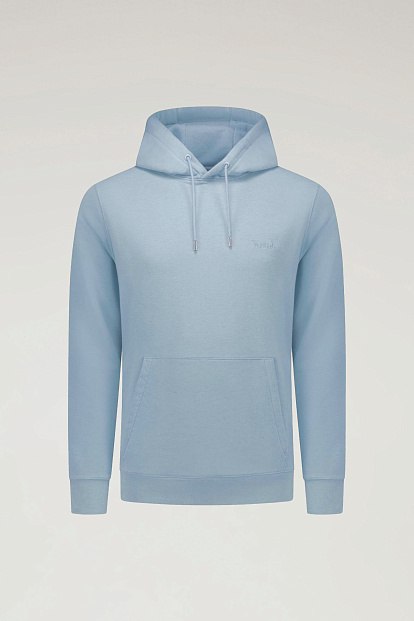 Толстовка Woolrich Logo Script Hoodie ГОЛУБОЙ Толстовка Woolrich Logo Script Hoodie ГОЛУБОЙ