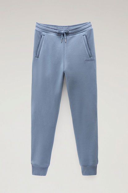 Брюки Woolrich Logo Fleece Sweatpant СЕРО-ГОЛУБОЙ Брюки Woolrich Logo Fleece Sweatpant СЕРО-ГОЛУБОЙ