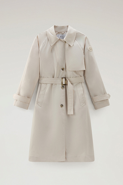 Тренч Woolrich Summer Trench СВЕТЛО-БЕЖЕВЫЙ Тренч Woolrich Summer Trench СВЕТЛО-БЕЖЕВЫЙ