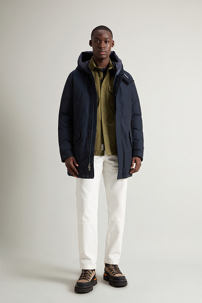 Парка Woolrich Polar High Collar Parka СИНИЙ Парка Woolrich Polar High Collar Parka СИНИЙ