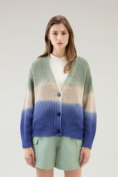 Кардиган Woolrich Dip Dyed Cardigan СВЕТЛО-ЗЕЛЕНЫЙ Кардиган Woolrich Dip Dyed Cardigan СВЕТЛО-ЗЕЛЕНЫЙ