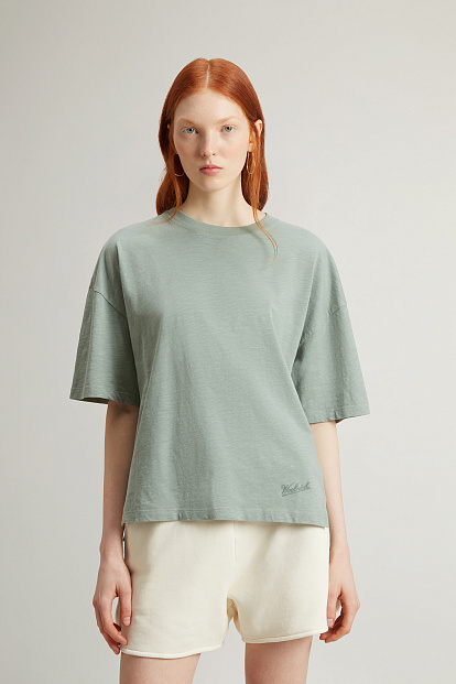 Футболка SLUB COTTON ЗЕЛЕНЫЙ Футболка SLUB COTTON ЗЕЛЕНЫЙ