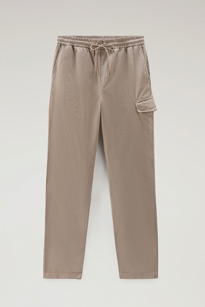Брюки Woolrich Cotton Linen Pant ХОЛОДНЫЙ БЕЖЕВЫЙ Брюки Woolrich Cotton Linen Pant ХОЛОДНЫЙ БЕЖЕВЫЙ