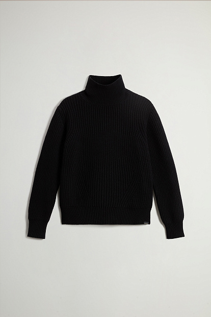 Джемпер Woolrich Canberra Turtleneck ЧЕРНЫЙ Джемпер Woolrich Canberra Turtleneck ЧЕРНЫЙ
