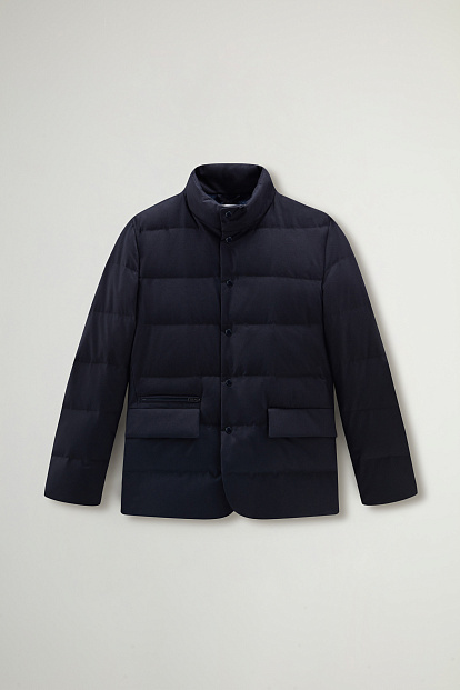 КУРТКА WOOLRICH LUXE WOOL BLAZER СИНИЙ КУРТКА WOOLRICH LUXE WOOL BLAZER СИНИЙ