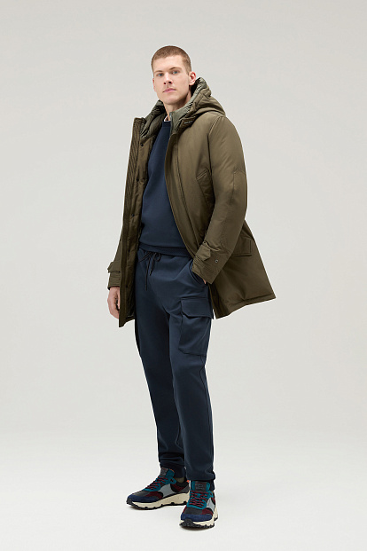 БРЮКИ WOOLRICH LIGHT FLEECE SWEATPANTS СИНИЙ БРЮКИ WOOLRICH LIGHT FLEECE SWEATPANTS СИНИЙ