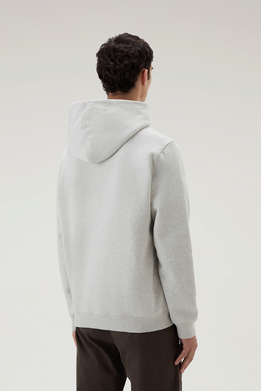 Толстовка С Капюшоном Woolrich Organic Cotton Script Hoodie