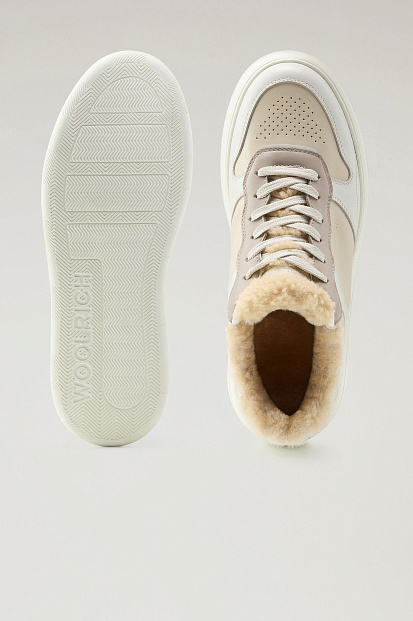 Кеды Woolrich Chunky Tennis Sneakers МОЛОЧНЫЙ Кеды Woolrich Chunky Tennis Sneakers МОЛОЧНЫЙ
