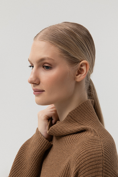 Джемпер Woolrich Geometric Turtleneck ТЕМНО-БЕЖЕВЫЙ Джемпер Woolrich Geometric Turtleneck ТЕМНО-БЕЖЕВЫЙ