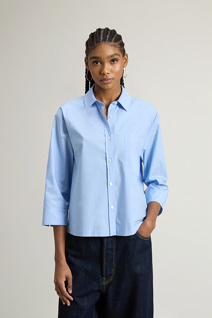 Рубашка POPLIN ГОЛУБОЙ Рубашка POPLIN ГОЛУБОЙ