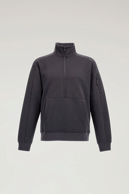 Толстовка Woolrich Tech Half-Zip ЧЕРНЫЙ Толстовка Woolrich Tech Half-Zip ЧЕРНЫЙ