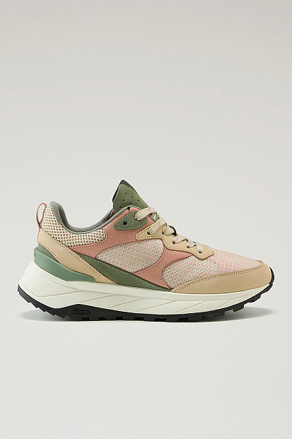 Кроссовки Woolrich Sneakers Ripstop БЕЖЕВЫЙ - КОРАЛОВЫЙ Кроссовки Woolrich Sneakers Ripstop БЕЖЕВЫЙ - КОРАЛОВЫЙ