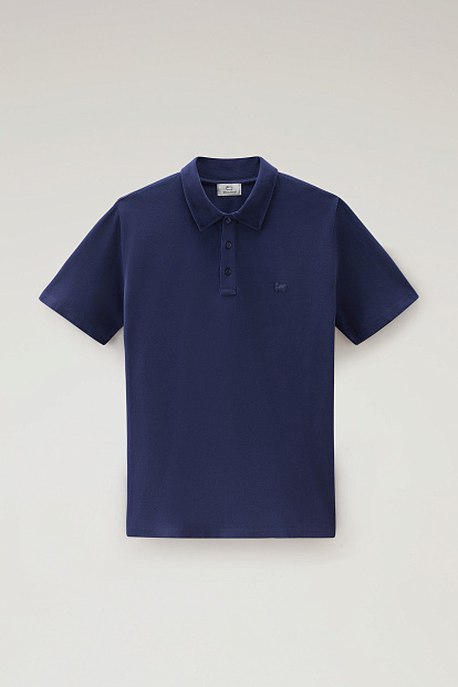Поло Woolrich Ice Cotton Polo МОРСКОЙ СИНИЙ Поло Woolrich Ice Cotton Polo МОРСКОЙ СИНИЙ