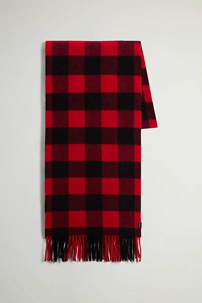 Щарф Woolrich Wool Buffalo Check Scarf КРАСНАЯ КЛЕТКА БАФФАЛО Щарф Woolrich Wool Buffalo Check Scarf КРАСНАЯ КЛЕТКА БАФФАЛО