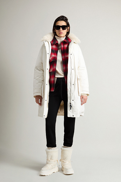Парка Woolrich Arctic Medium Parka АРКТИЧЕСКИЙ БЕЛЫЙ Парка Woolrich Arctic Medium Parka АРКТИЧЕСКИЙ БЕЛЫЙ