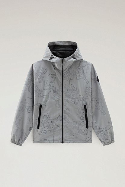 Куртка Woolrich Trail Printed Jacket СЕРЫЙ В ПРИНТ Куртка Woolrich Trail Printed Jacket СЕРЫЙ В ПРИНТ