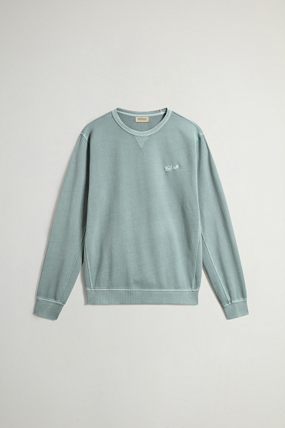 Свитшот GARMENT DYED ЗЕЛЕНЫЙ Свитшот GARMENT DYED ЗЕЛЕНЫЙ