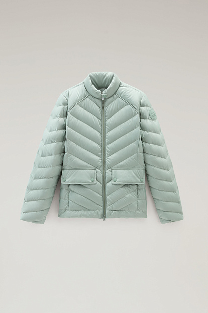 Куртка Woolrich Chevron Quilted Short Jacket СВЕТЛО-ЗЕЛЕНЫЙ Куртка Woolrich Chevron Quilted Short Jacket СВЕТЛО-ЗЕЛЕНЫЙ